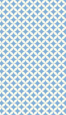 Rollo mit blauem Sternenmuster