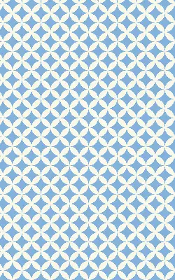 Rollo mit blauem Sternenmuster