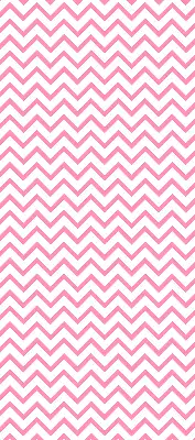 Fensterrollo innen mit horizontalem rosa Zickzackmuster