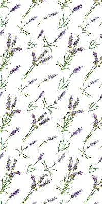 Fensterrollo für den Innenbereich im Design Lavendel