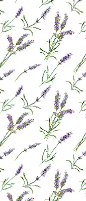 Fensterrollo für den Innenbereich im Design Lavendel