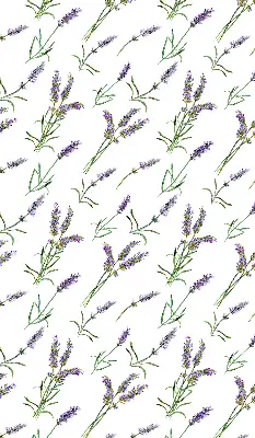 Fensterrollo für den Innenbereich im Design Lavendel
