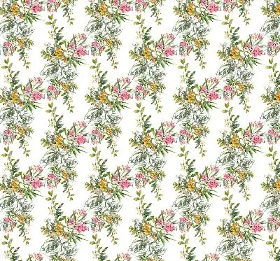 Fensterrollo für den Innenbereich mit Blumenmotiv