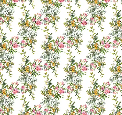 Fensterrollo für den Innenbereich mit Blumenmotiv