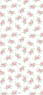 Fensterrollo für den Innenbereich mit Rosenmotiv