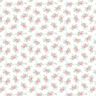 Fensterrollo für den Innenbereich mit Rosenmotiv