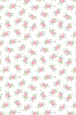 Fensterrollo für den Innenbereich mit Rosenmotiv