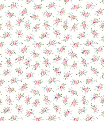 Fensterrollo für den Innenbereich mit Rosenmotiv