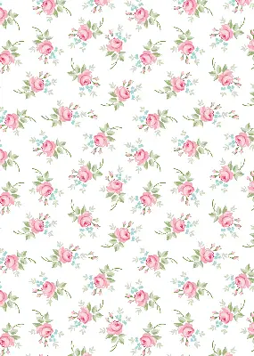 Fensterrollo für den Innenbereich mit Rosenmotiv