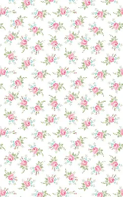 Fensterrollo für den Innenbereich mit Rosenmotiv