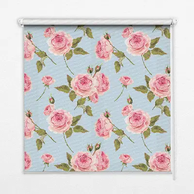 Rollo mit Rosen Motiv