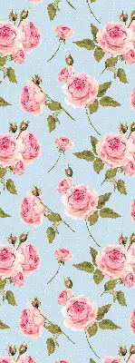 Rollo mit Rosen Motiv
