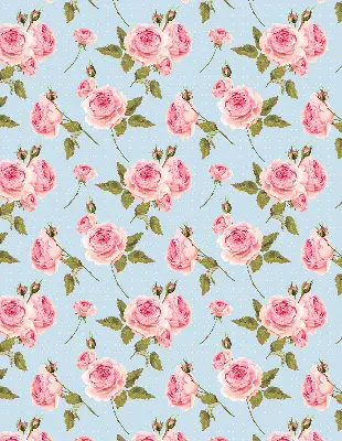 Rollo mit Rosen Motiv
