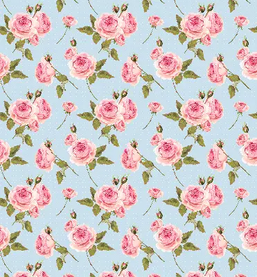 Rollo mit Rosen Motiv