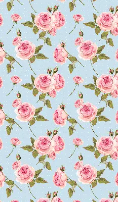 Rollo mit Rosen Motiv
