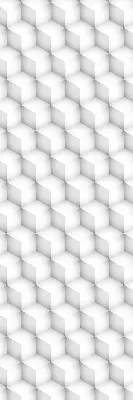 Fensterrollo für den Innenbereich mit 3D-Würfel-Design