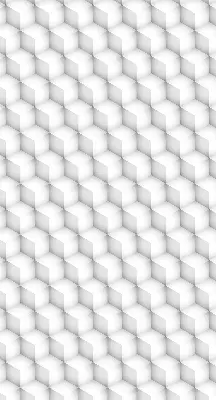 Fensterrollo für den Innenbereich mit 3D-Würfel-Design