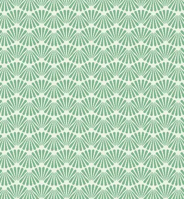 Fensterrollo im Design Grüner Slalom