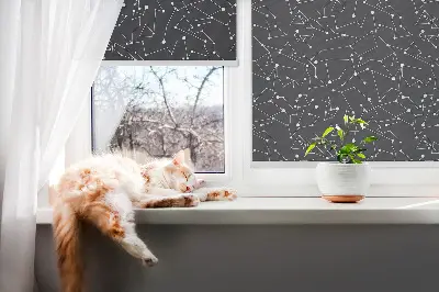 Fensterrollo für den Innenbereich im Modell Konstellation
