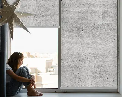 Fensterrollo für den Innenbereich mit grauer Textur