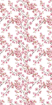 Rollo Fenster mit Motiv einer rosa Lilie
