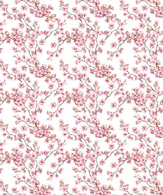 Rollo Fenster mit Motiv einer rosa Lilie