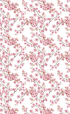 Rollo Fenster mit Motiv einer rosa Lilie