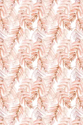 Fensterrollo mit Motiv rosa Blätter