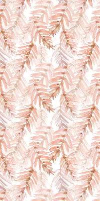Fensterrollo mit Motiv rosa Blätter