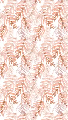 Fensterrollo mit Motiv rosa Blätter
