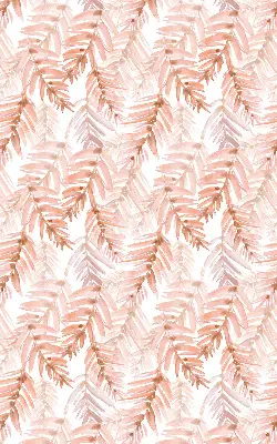 Fensterrollo mit Motiv rosa Blätter