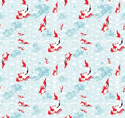 Fensterrollo mit Motiv Fische im Wasser
