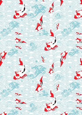 Fensterrollo mit Motiv Fische im Wasser