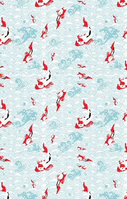 Fensterrollo mit Motiv Fische im Wasser