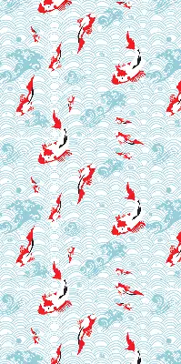Fensterrollo mit Motiv Fische im Wasser