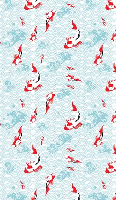 Fensterrollo mit Motiv Fische im Wasser
