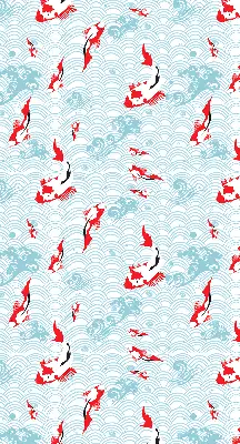 Fensterrollo mit Motiv Fische im Wasser