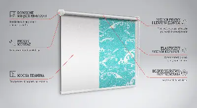 Fensterrollo in wellenoptik