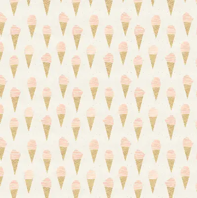 Fensterrollo für den Innenbereich mit Eiscreme Motiv
