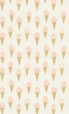 Fensterrollo für den Innenbereich mit Eiscreme Motiv