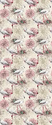 Rollo in der Farbe Weiße Flamingos