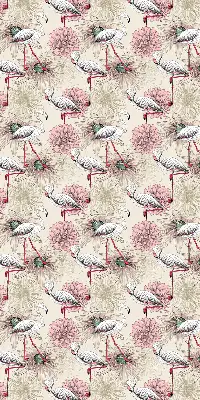 Rollo in der Farbe Weiße Flamingos