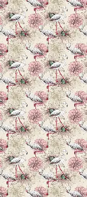 Rollo in der Farbe Weiße Flamingos