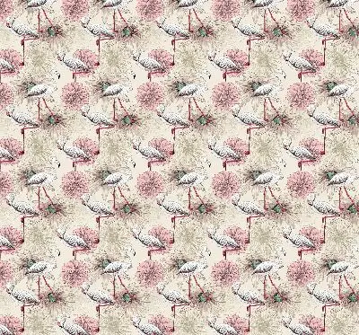Rollo in der Farbe Weiße Flamingos