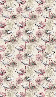 Rollo in der Farbe Weiße Flamingos