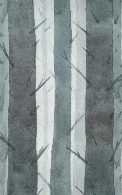 Fensterrollo mit Baummotiv