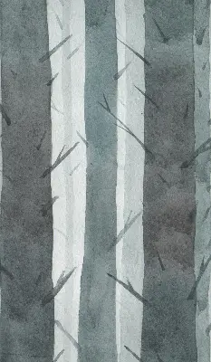 Fensterrollo mit Baummotiv