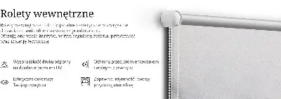 Fensterrollo mit Motiv nebelige Berge