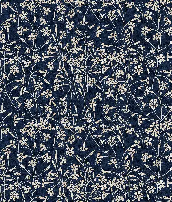 Fensterrollo für den Innenbereich mit Blumenmuster