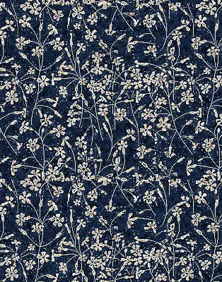 Fensterrollo für den Innenbereich mit Blumenmuster